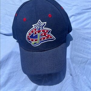 Blue JacketsCap with Embroidered Logoo